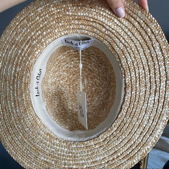 LACK OF COLOR - Spencer Natural Boater Hat - Picture 7 of 8